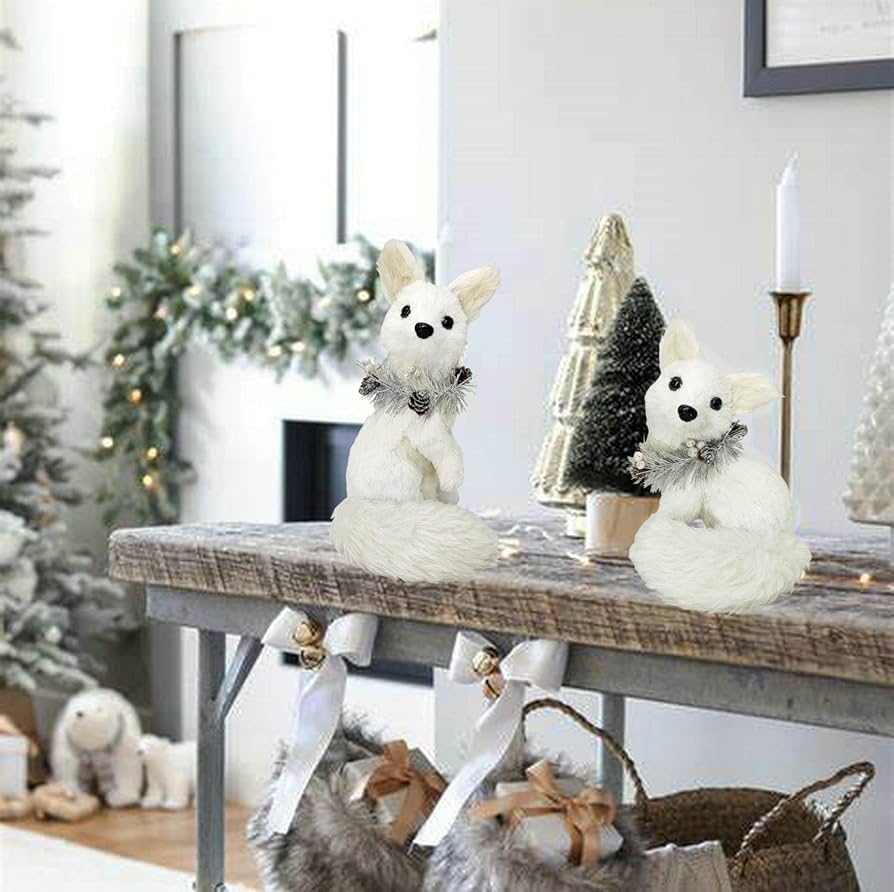 d*9様 DECORTÉ Wildflower Woodland xmas 20 Rustic Christmas Flowers - Winter Woodland Collection